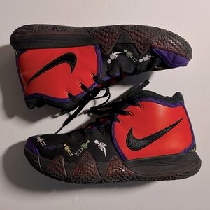Nike Kyrie 4 Day of the Dead 
Size 10.5 
Used for indoor basketball.
